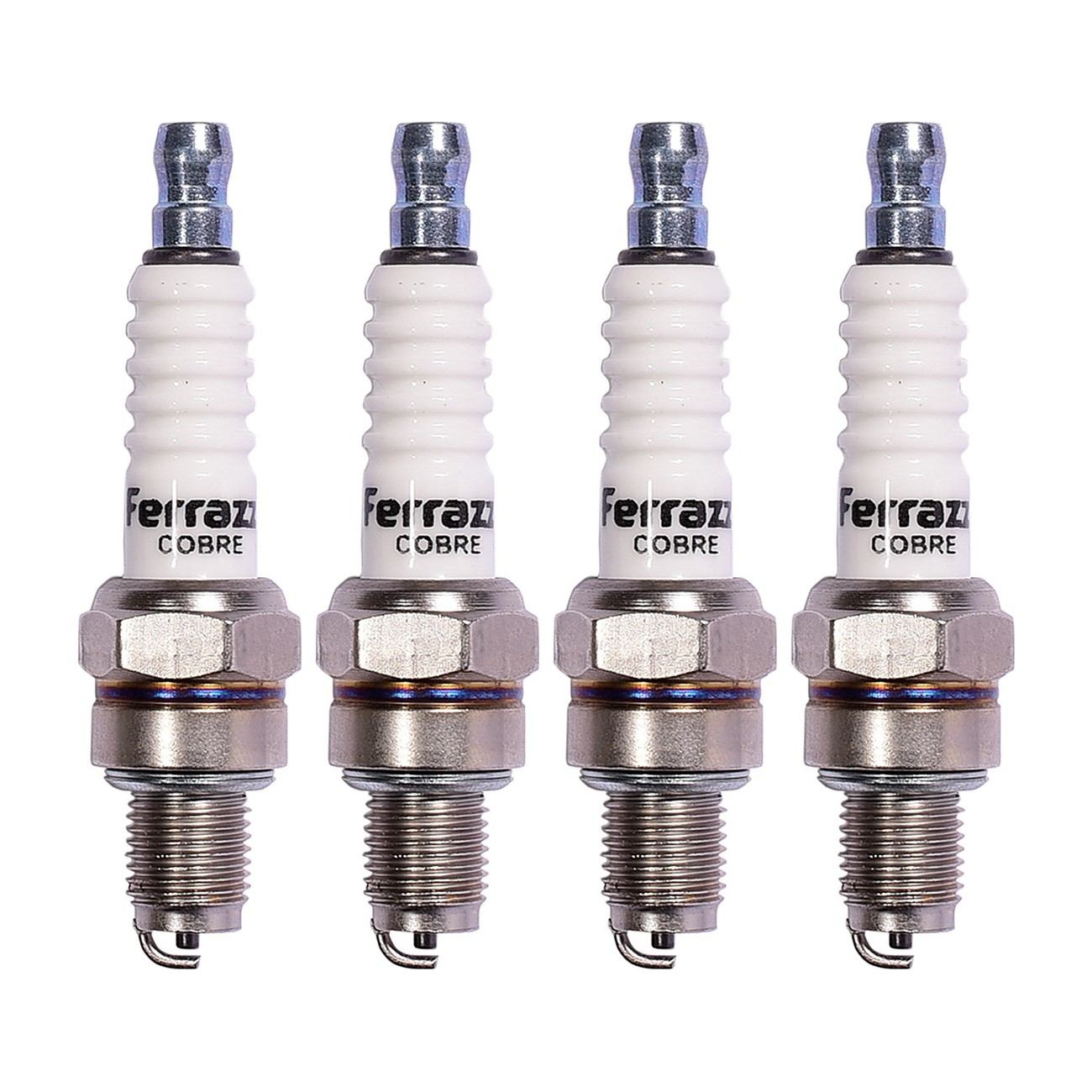 Combo De 4 Bujias Ferrazzi Cobre Yamaha Ybr 125 K Yp 125